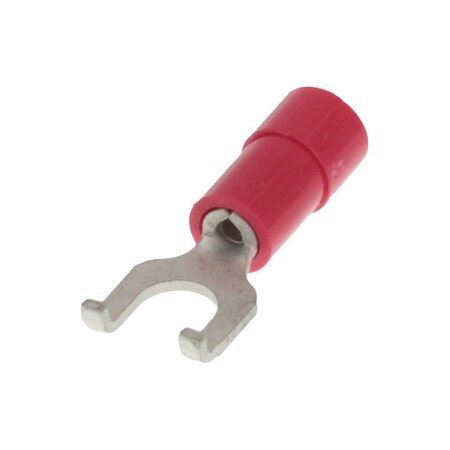 Molex Fork Terminal, 8 (M4) Stud Size, 18 AWG, PVC Insulated 191210007